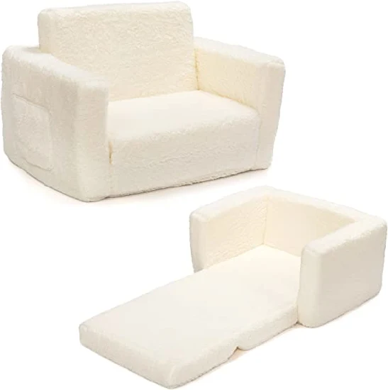 Chaise rembourrée en mousse Super douce et confortable pour bébé, adaptée aux garçons et aux filles, canapé de lecture simple et mignon